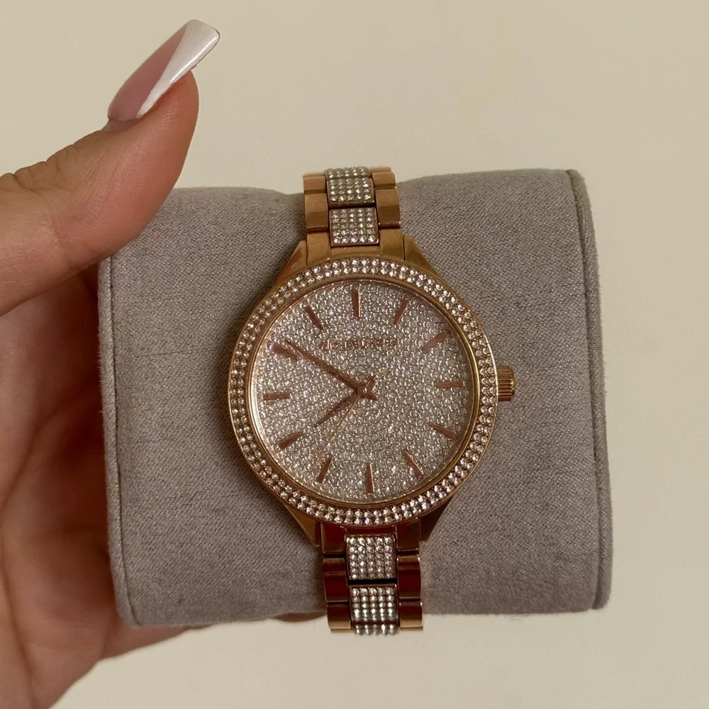 Michael Kors Rose Gold Watch NWT W/BOX - Picture 1 of 8